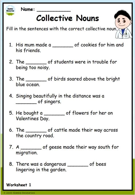 4th grade noun worksheets|grade 4 english nouns worksheets.